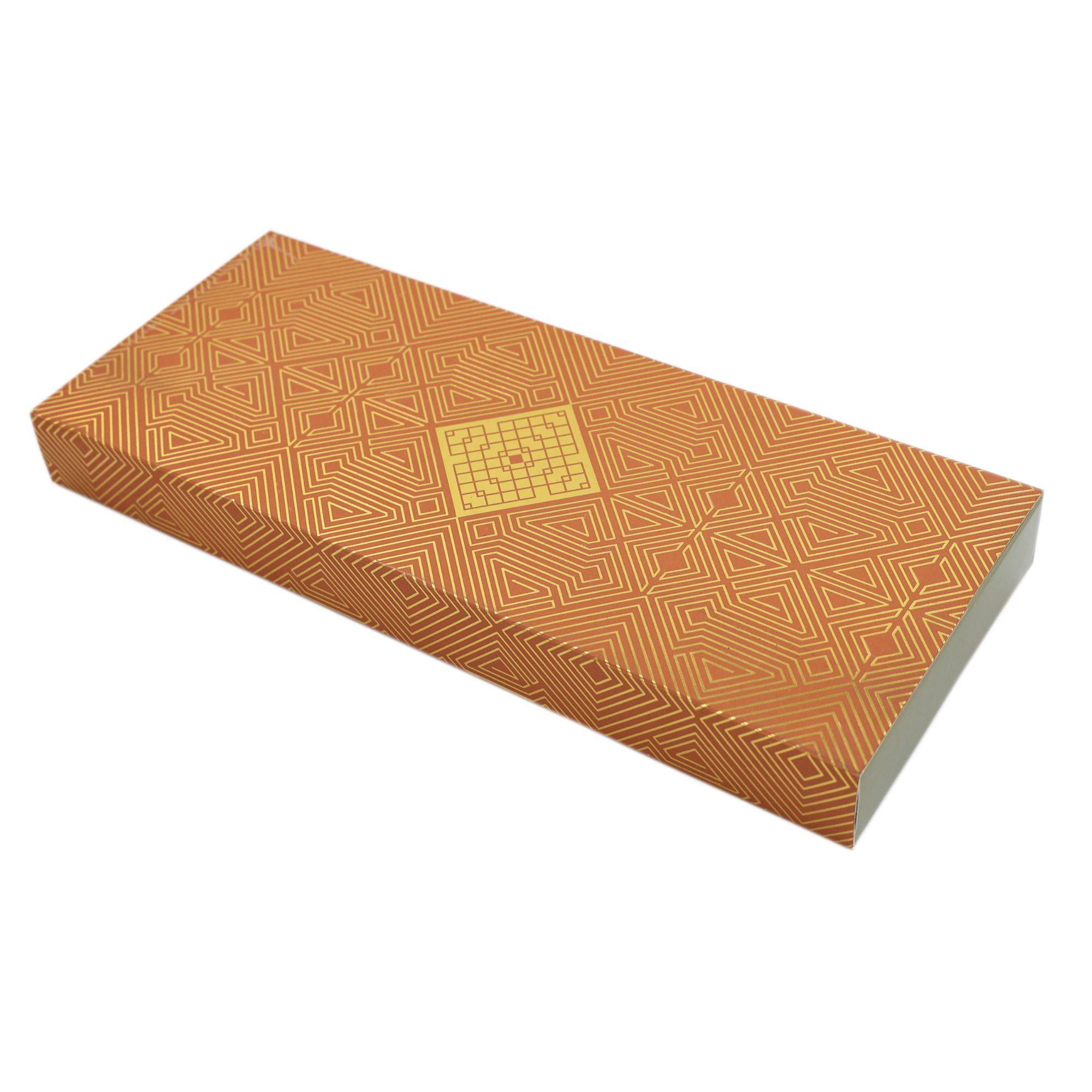 12 Cavity (2 X 6) Orange Art Deco Box - Image 2
