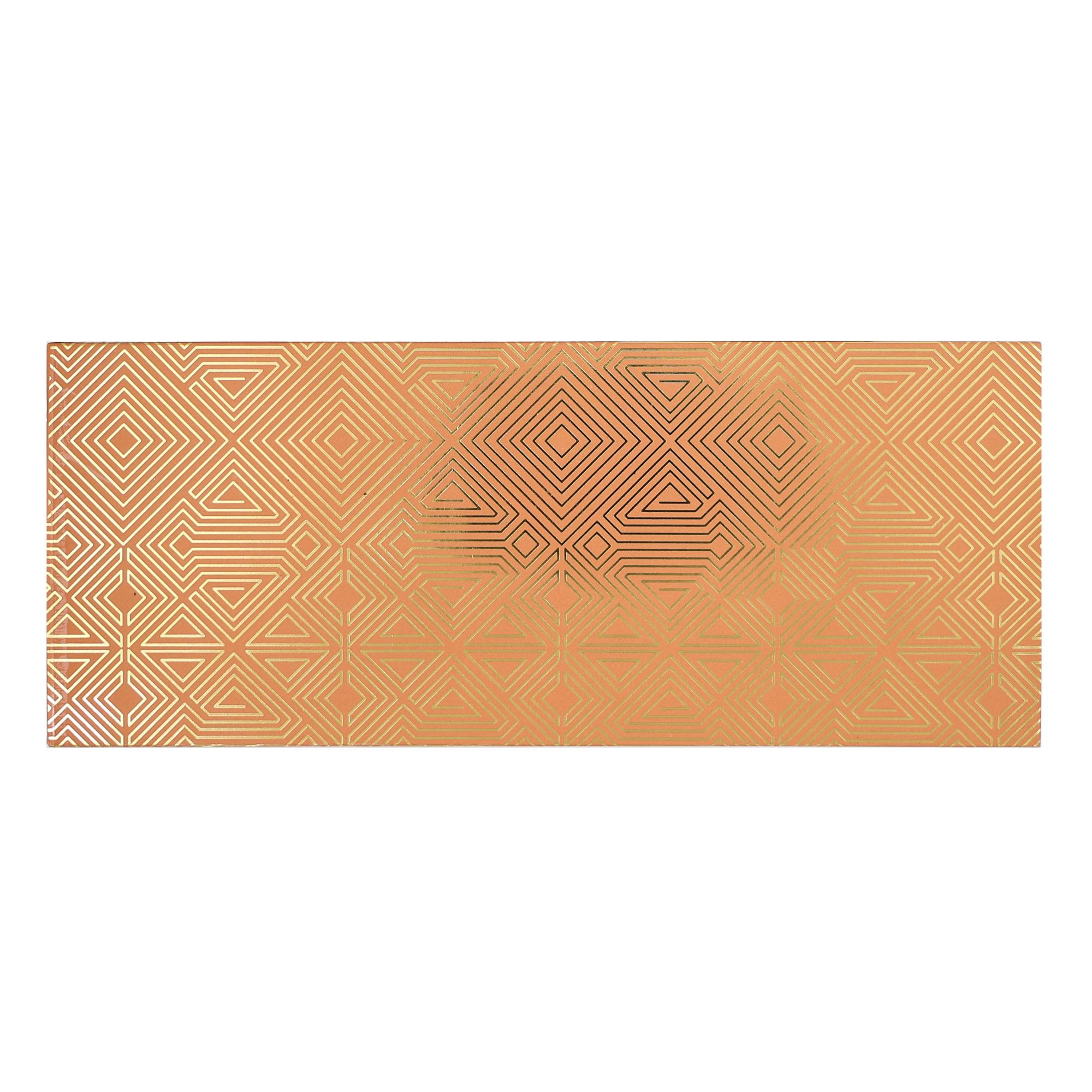 12 Cavity (2 X 6) Orange Art Deco Box With A Type Tray & Lid - Image 3