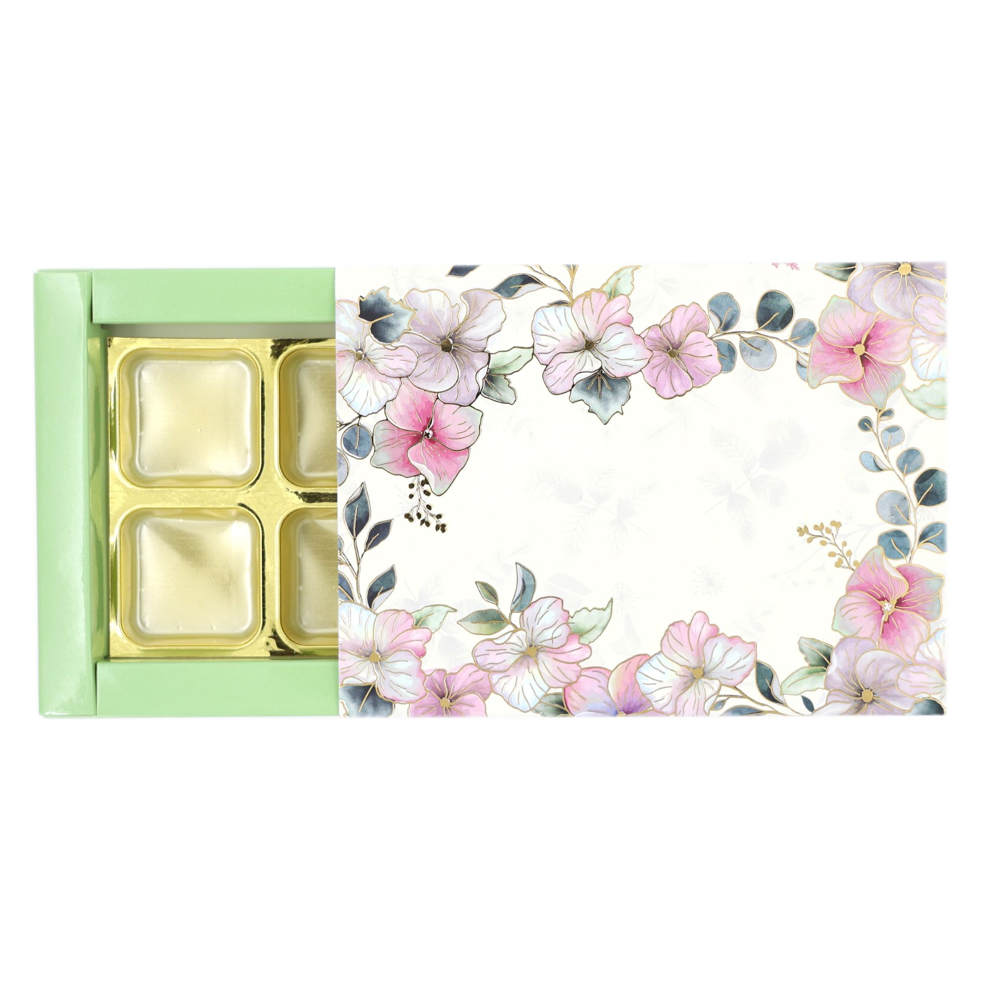 6 Cavity (2 X 3) White Spring Box With B-Type Tray - Image 3