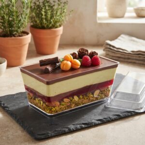 PS-15 125ML Rectangle Mousse Container