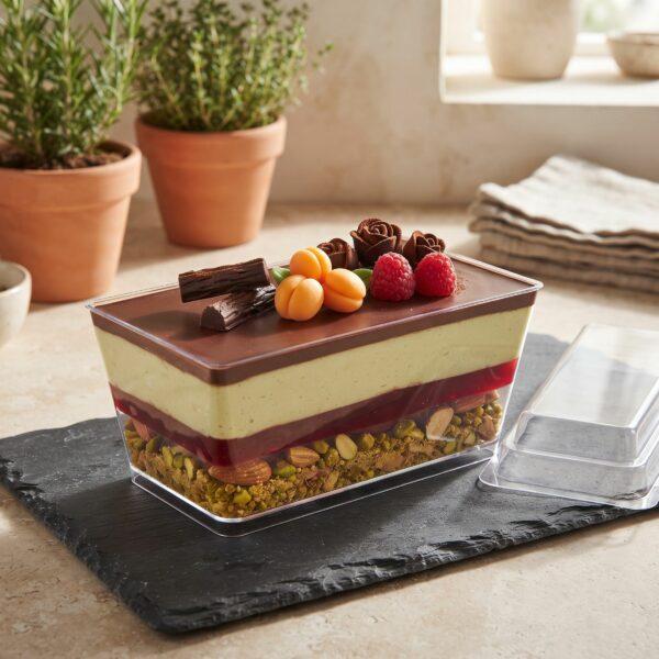 PS-15 125ML Rectangle Mousse Container