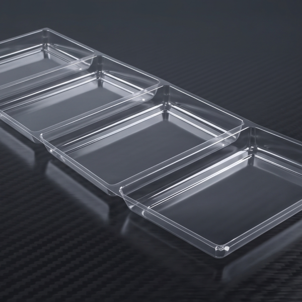 1 x 4 4 Cavity Golden Partition Tray Lid(Pack Of 50)
