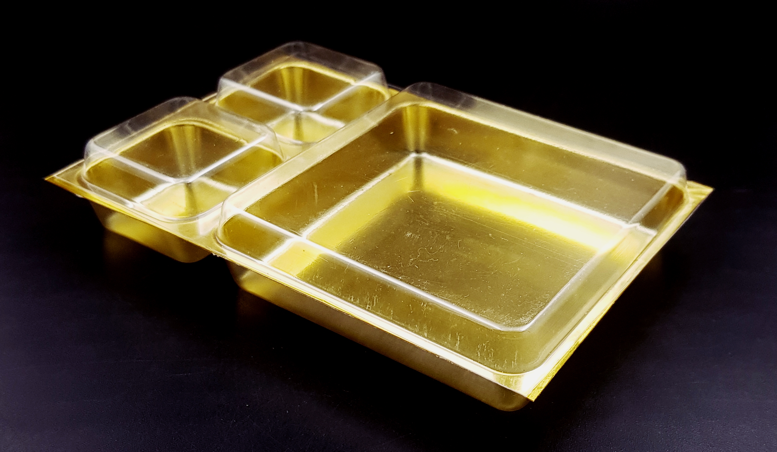 2 x 3 6 Cavity Golden DC Tray (Pack Of 50)