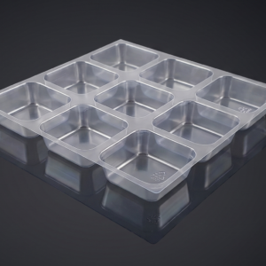 3 X 3 9 Cavity B-Type Transparent Tray (Pack Of 50)