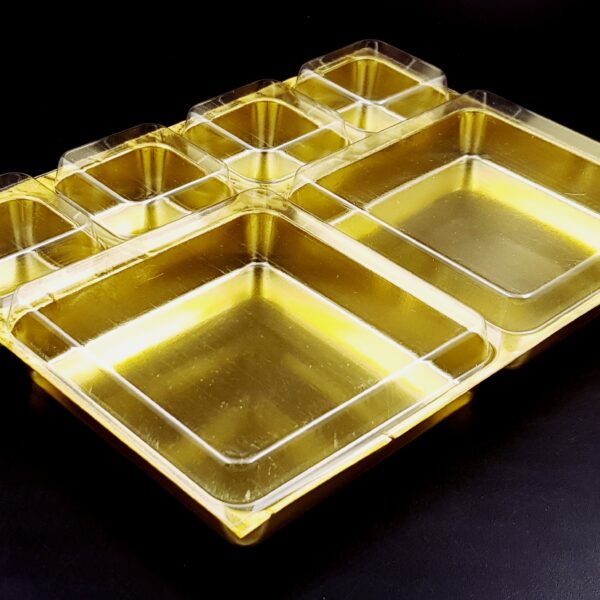 3 x 4 12 Cavity Golden DC Tray (Pack Of 50)