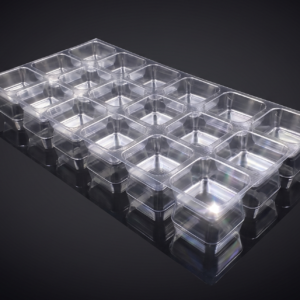 3 X 6 18 Cavity B-Type Transparent Tray (Pack Of 50)