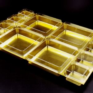 4 x 6 24 Cavity Golden DC Tray (Pack Of 50)