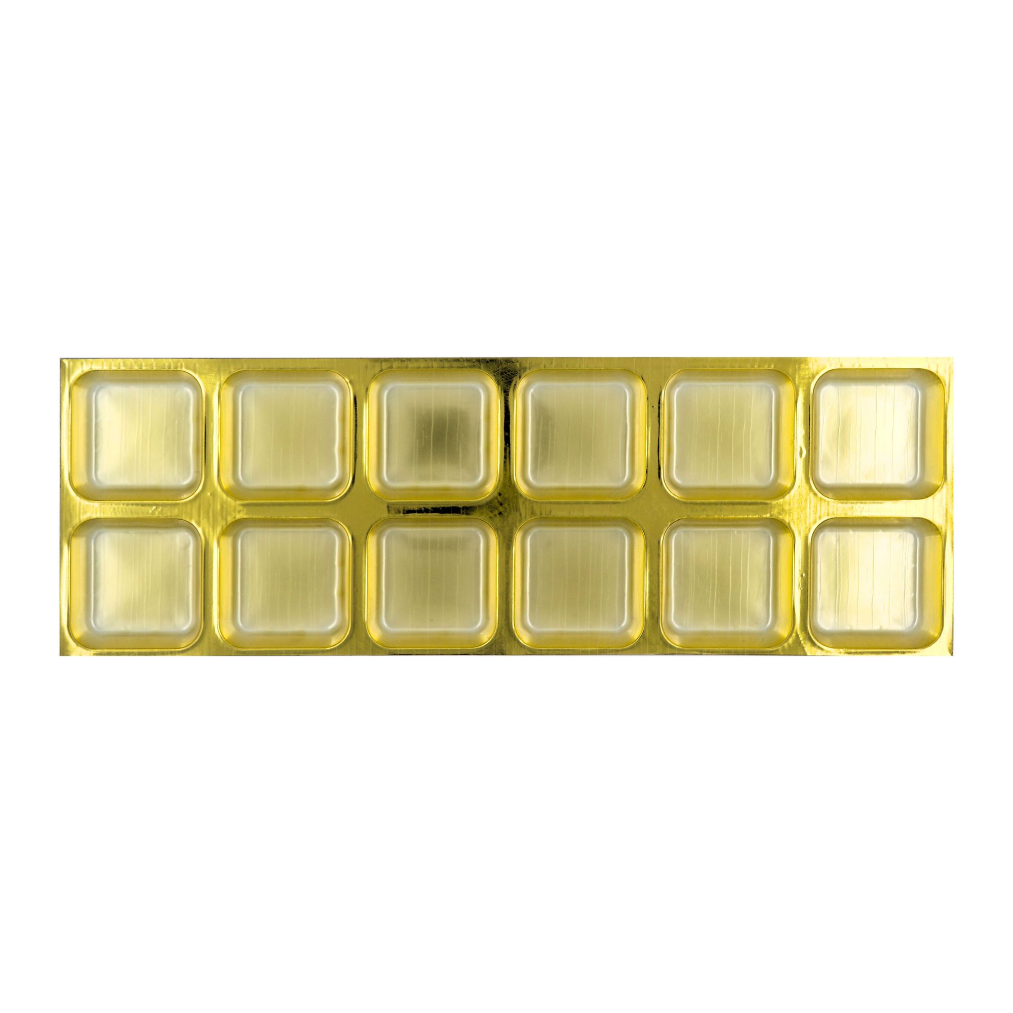 12 Cavity (2 X 6) Orange Art Deco Box With B Type Tray & Lid - Image 5