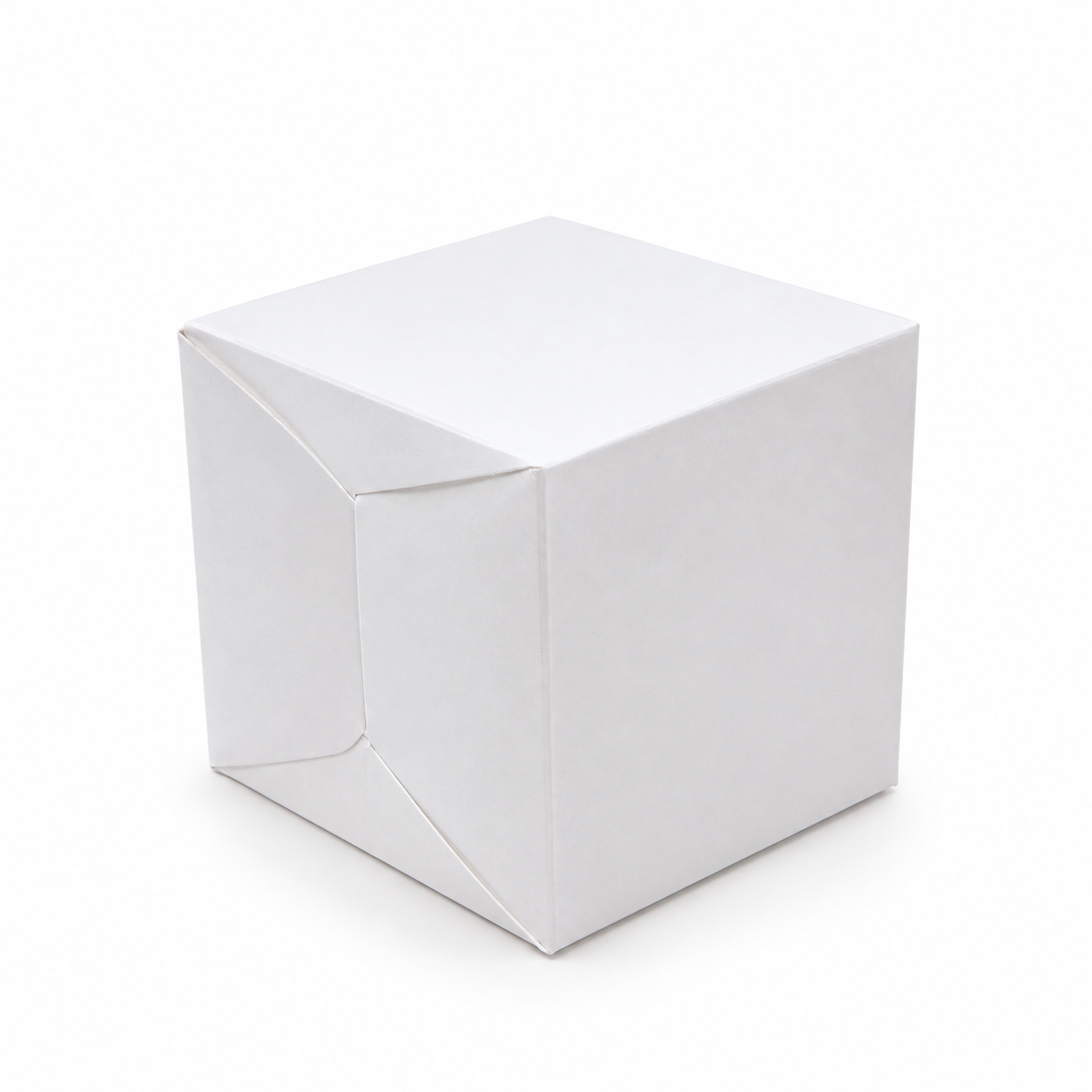 White Single Cupcake Window Box 8.3cm x 8.3cm x 9.3cm (H) - Image 3