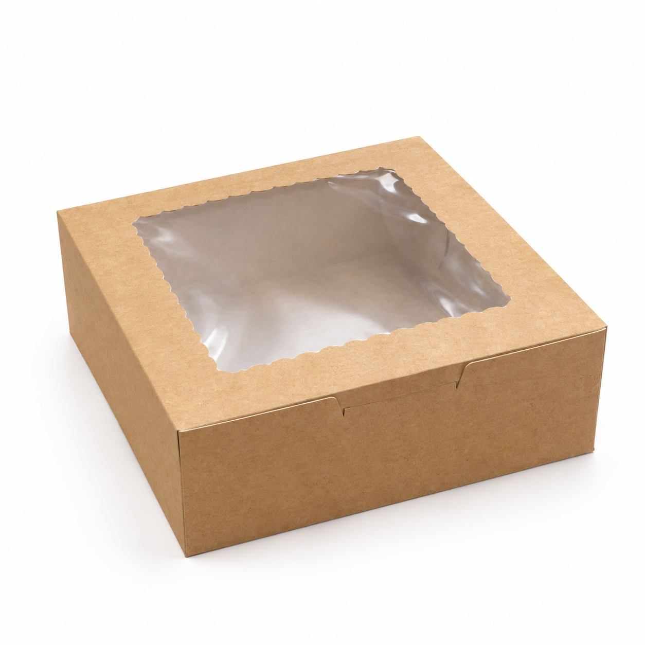 Brown Four Cupcake Small Box 15.2cm x 15.2cm x 5.1cm (H) - Image 2