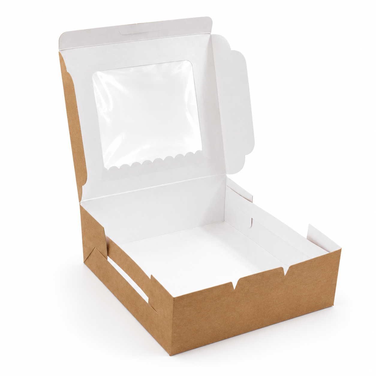 Brown Four Cupcake Small Box 15.2cm x 15.2cm x 5.1cm (H) - Image 4