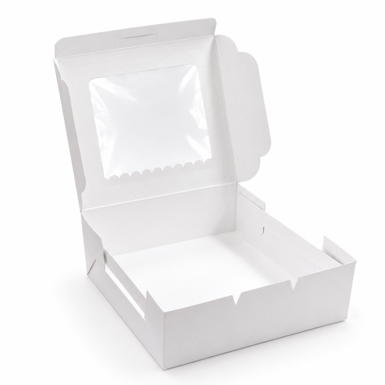 White Four Cupcake Small Box 15.2cm x 15.2cm x 5.1cm (H) - Image 4