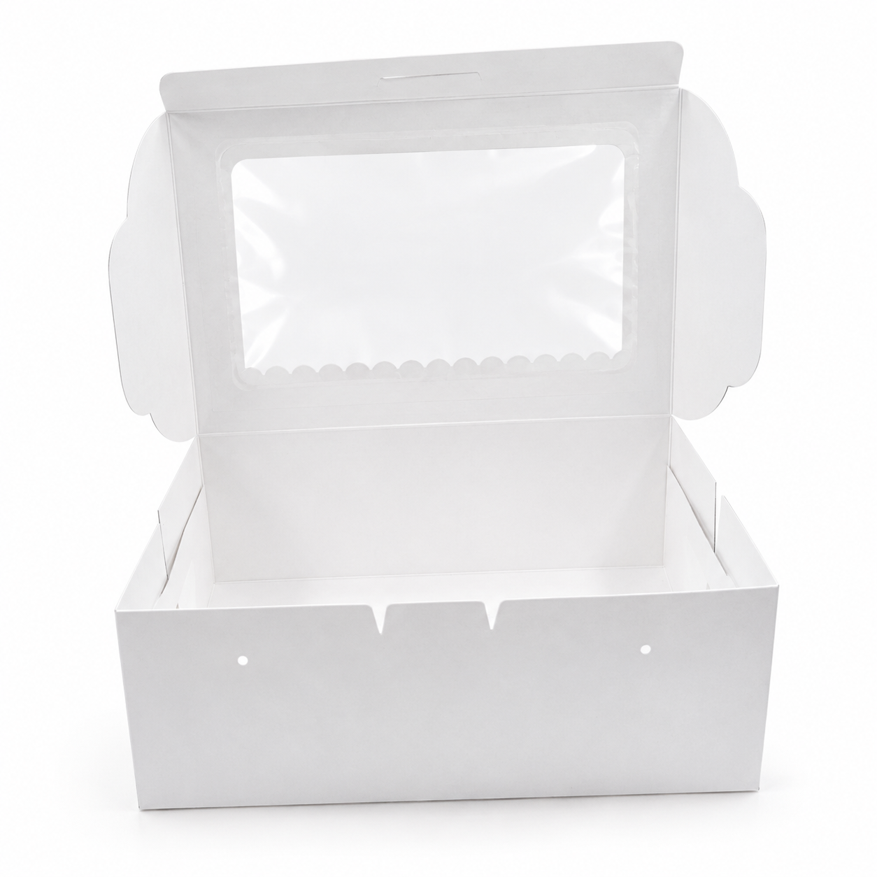 White Six Cupcake Box 15.3cm x 22.9cm x 10.1cm (H) - Image 4