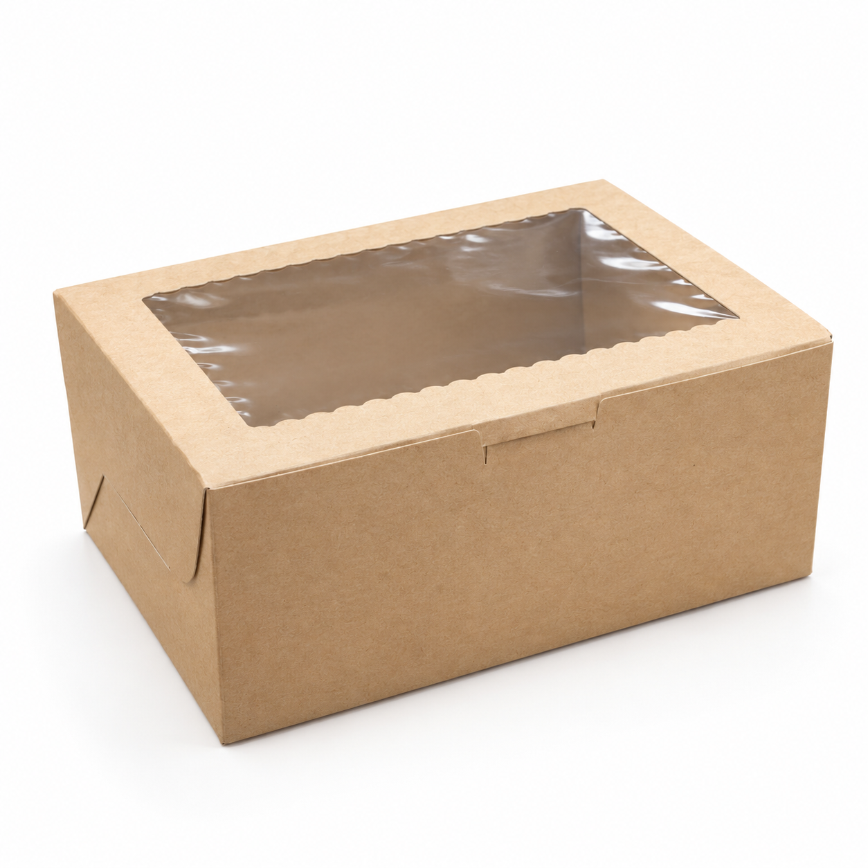Brown Six Cupcake Box 15.3cm x 22.9cm x 10.1cm (H) - Image 2