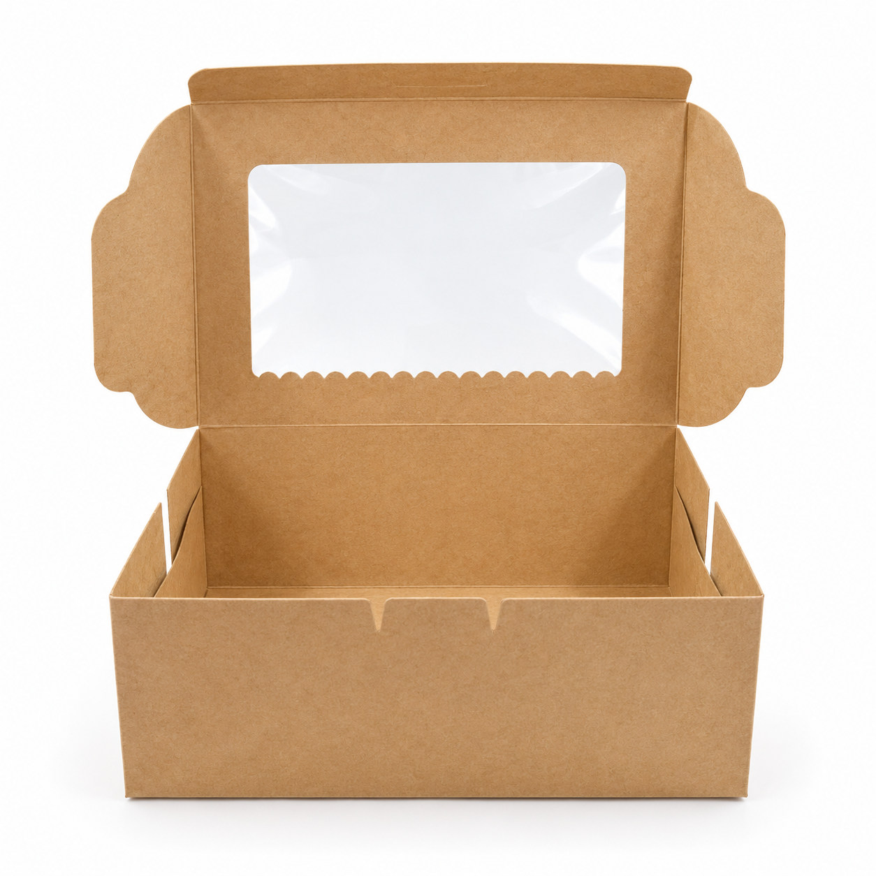 Brown Six Cupcake Box 15.3cm x 22.9cm x 10.1cm (H) - Image 4